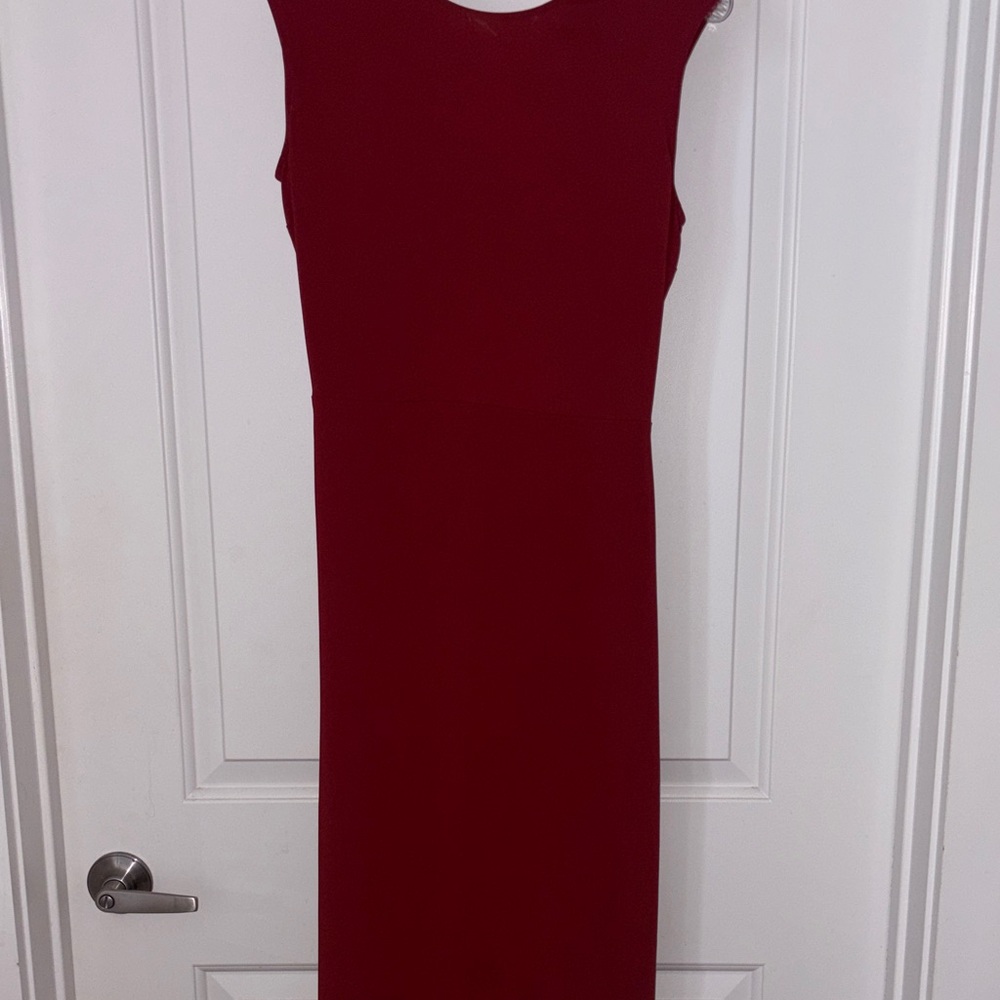 A.L.C. Sleeveless Burgundy Maxi Dress